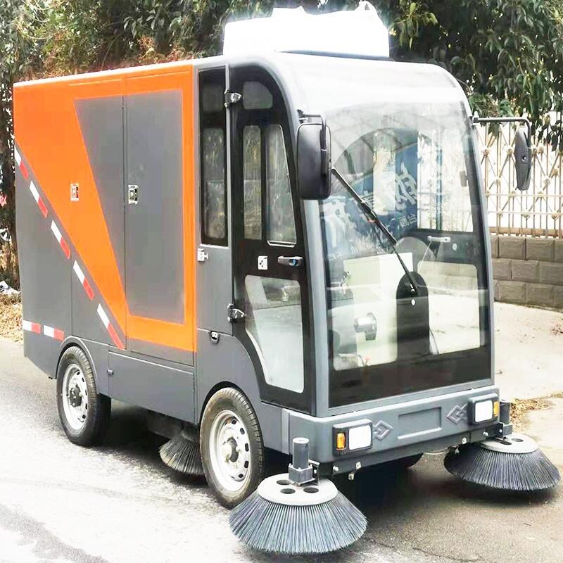 四輪全封閉駕駛式掃地車FK-2400 嘉興工業(yè)道路清掃車