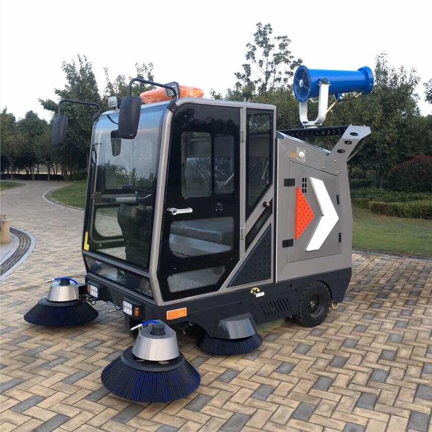 駕駛式清掃車(chē)JC2300 西安市別墅莊園道路掃地車(chē)