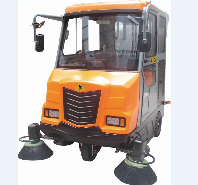 全封閉式道路灰塵清掃車OS-V7 進(jìn)口電控掃地車